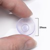 Outus Small Clear Plastic Suction Cup Without Hooks -20 mm