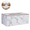 Ciieeo Elegant Marble Tissue Box Desktop Tissue Dispenser Decorative Home