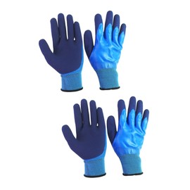 BESPORTBLE 2pairs Anti-skid Fishing Gloves for Gardening and Outdoor Use Double Design Comfortable Fit for Daily Planting and Fish Catching Activities