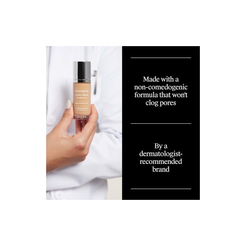 Neutrogena Hydro Boost Tinte de maquillaje líquido, 1 onza líquida,