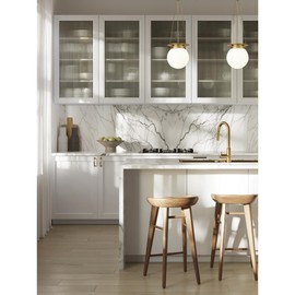 Z-Lite 7505P9-HBR Calhoun Pendant, 1-Light 60 Watts, Heritage Brass