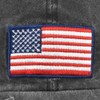 YULOONG Vintage Half Mesh Baseball Cap Embroidery USA Flag Stars