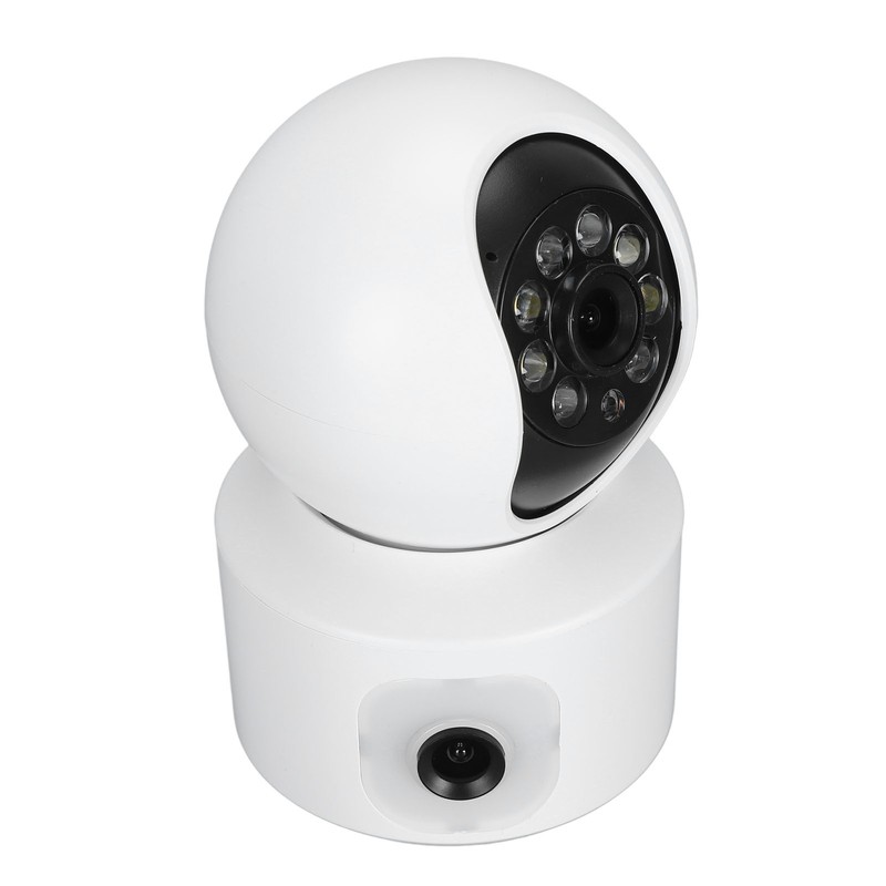Home Security Camera Dual 2MP Lens Two Way Intercom WiFi