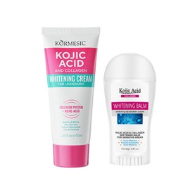 Korean Skin Care, Kojic Acid Skin Cream, Underarm Cream For Intimate Area, Private Parts, Knees, Elbows, Inner Thigh, Bikini Areas, Cream Quickly Absorb & Reduce Odor,Smoothing.