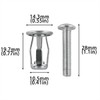 Jack Nuts DGHAOP 10pcs Galvanized Carbon Steel Petal Nuts M5x25