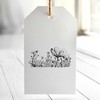 Newstamps Flower Meadow 01 Large Wooden & Rubber Stamp for