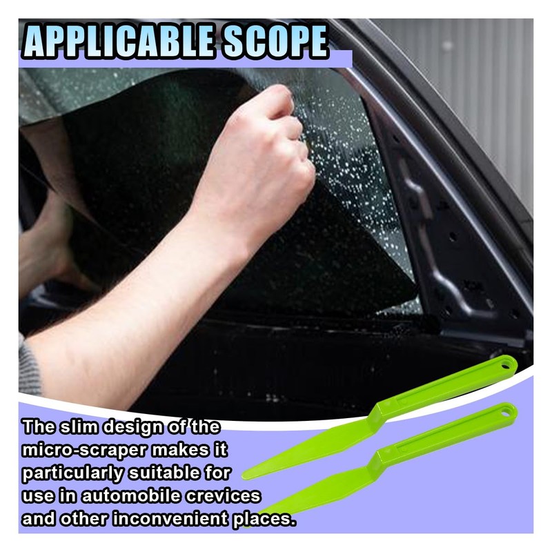 2PCS Car Window Tint Tools, Flexible Vinyl Wrap Squeegee with