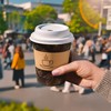 Love Nature Lid for paper cups, 300 ml, pack of