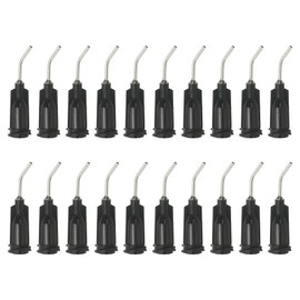 PATIKIL Blunt Tip Dispensing Needles with Bent Blunt Needle, 200 Pcs 0.5 Inch 19G Industrial Liquid Dispenser Needle with Lure Lock for Refilling Liquid Ink