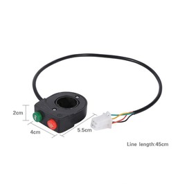 2 in 1 Motorcycle Headlights Horn Turn ON/Off Switch, Handlebar Grip Control Button Switches for Motorcycle Scooter Electric Bike
