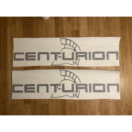 Centurion Boats 50” Black Vinyl Decals (Set-2) Sticker Ski Wakeboard Fish Boat