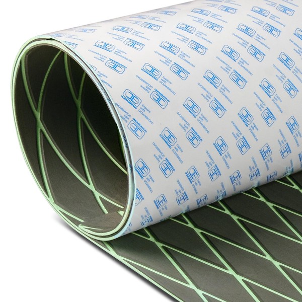 OCEANBROAD Self-Adhesive 96''x44.5'' Diamond Pattern Boat Flooring EVA Foam Marine