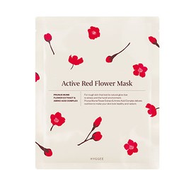 HYGGEE [HYGGEE]Active Red Flower Mask (10ea)