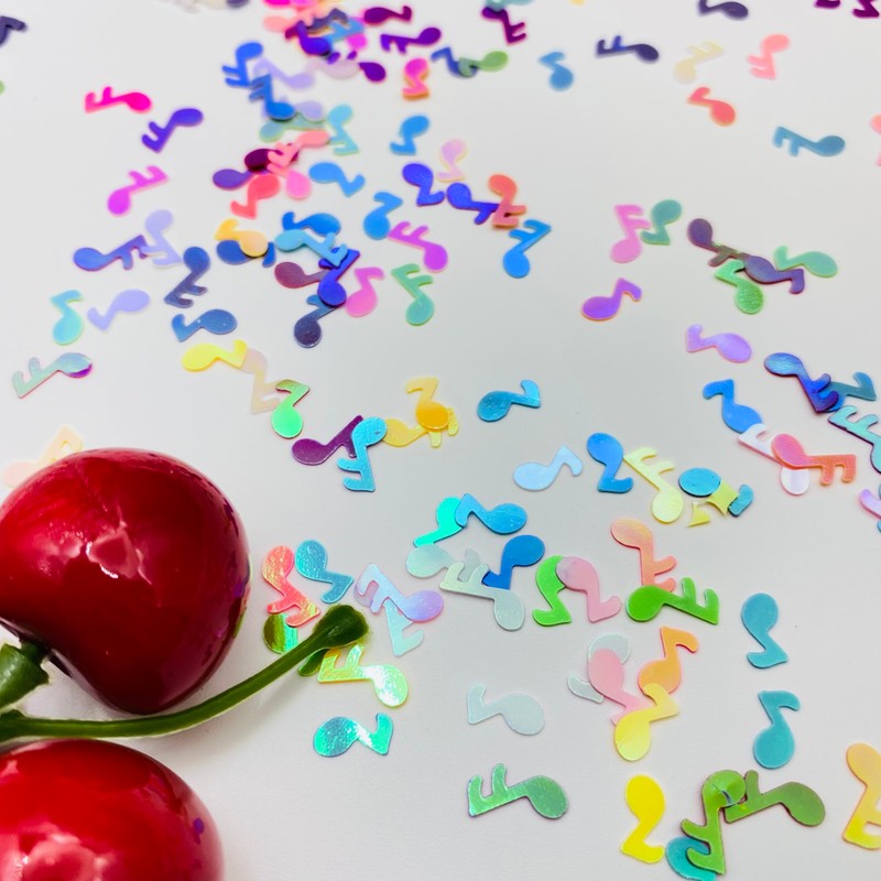3000Pcs Music Confetti PVC Music Note Musical Confetti for Music