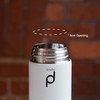 Pioneer Flasks HW-350W Vacuum Insulated Leak Proof Drinkpod Capsule Flask,