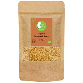 Organic Fenugreek Seeds- Certified Organic- by Busy Beans Organic (250g)