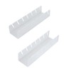 2Pcs Hat Holder Acrylic 14 Slots Non Slip Multifunctional Baseball
