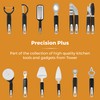 Tower T832196 Precision Plus Traditional Peeler with Non-Slip Softtex Handle,