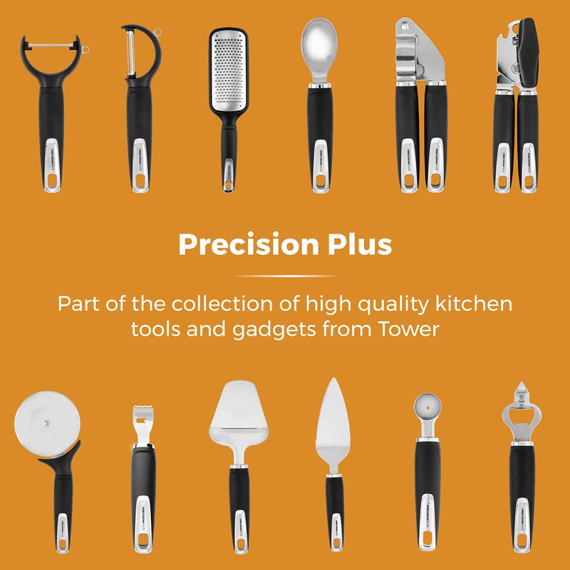Tower T832196 Precision Plus Traditional Peeler with Non-Slip Softtex Handle,