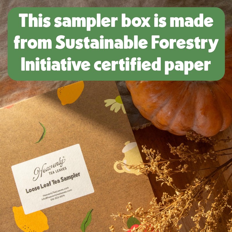 Heavenly Tea Leaves Organic Loose Leaf Tea Sampler Set (Approx.