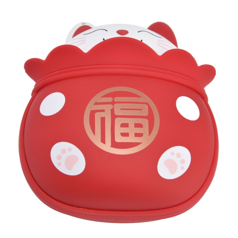 Electric Hand Warmer USB Rechargeable Double Sided Portable Lucky Cat