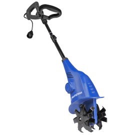 Westinghouse 6-Inch, 2.5 Amp Corded Electric Mini Tiller Cultivator for Gardening, Lightweight, 4 Steel Blades