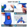 Hot Glue Gun Kit, 40 Glue Sticks for Mini Glue