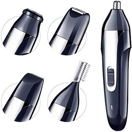KouRy Ear and Nose Hair Trimmer Set，USB Rechargeable Waterproof Dual Edge Blades for 5in 1 Painless Facial Hair and Eyebrow Clipper for Men and Women Easy to use