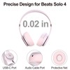 Silicone Case Compatible with Beats Solo 4, Ear Pads Cover