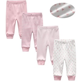 Kiddiezoom Unisex Newborn Baby Short-Sleeve Bodysuit Baby Layette Essentials Giftset Clothing Set, Baby Bodysuit &Pants Set_5, 3-6 Months