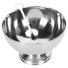 4Pcs Stainless Steel Dessert Bowl Multi Functional Drop Resistant Rustproof