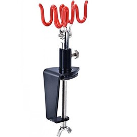 ABEST New 2 Airbrush Holder clamp-on Table Mount Hobby kit AB-H3