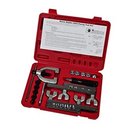 Inline Tube Replacement For Combination Metric Bubble & 45 Degree Double Flare Tool with Deburring Tool