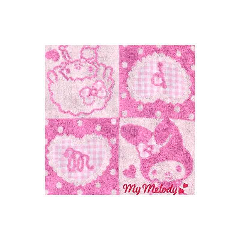 Sanrio 745600 My Melody Petite Towel (Block)