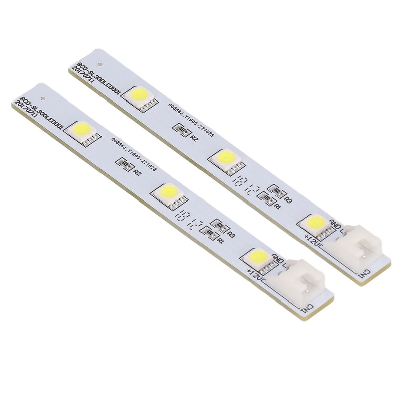 2Pcs Refrigerator LED Light Board White Eyes Friendly Freezer LED
