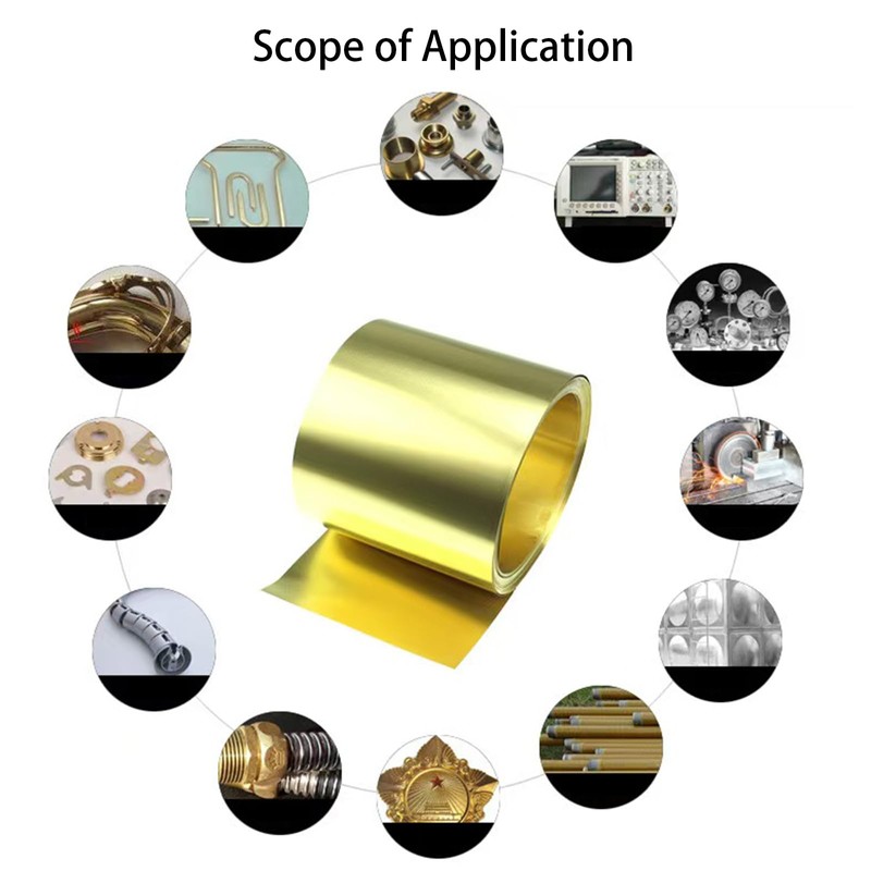 Brass Sheet Roll, Metal Foil Plate, Brass Metal Thin Sheet