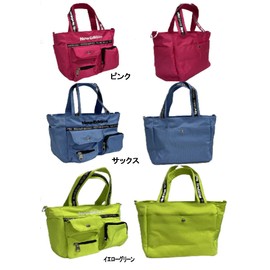 NewEdition GOLF NEG-660 Round Tote Bag, Round Bag, Multi-functional Sorting Pockets, 3 Colors, Waterproof, Tote Bag, Golf Bag, Small Bag for Golf, Round Accessories, Cart Bag, Women's, Men's,, yellow