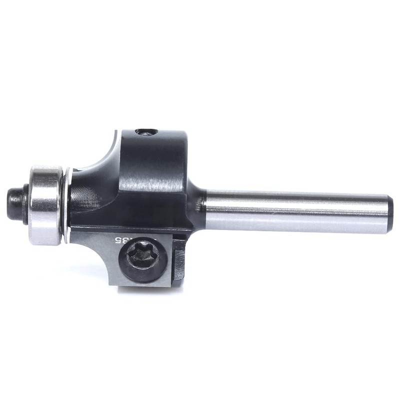 Sinoprotools Round Over Router Bits 1/4 Inch Shank，1/4'' Radius with