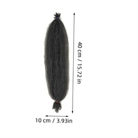 FOMIYES 8pcs Afro Twisted Synthetic Hair Extensions for Curly Wigs Color Hairpieces for Women for Cosplay Festivals and Parties