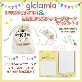 gioia mia 100th celebration baby photo decoration beginning meal letter banner with bag