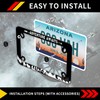 Motorcycle Adventure Awaits License Plate Frame Mountain Hiking Bear Stainless