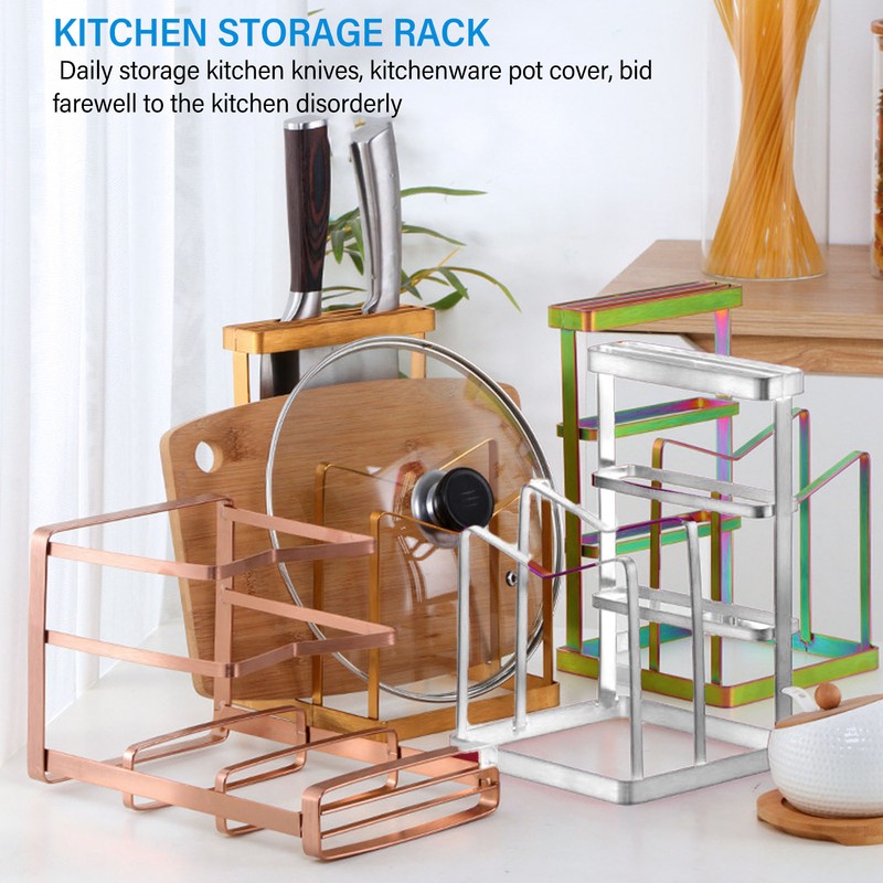 Cutting Board Rack Chopping Board Organizer Stand Holder Multi Purpose