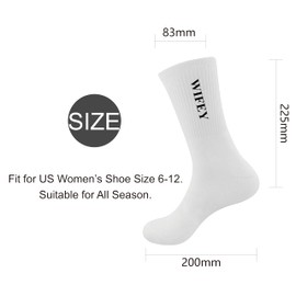 PartyGifts&beyond Cozy Hubby and Wifey Gift Socks 2 Pairs Couple Gifts Socks Wedding Gifts Engagement Gifts for Couples(TR-HW)
