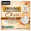 Twinings Chai Latte Tea K-Cup Pod for Keurig, Creamy, Slightly