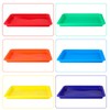 Zonon 24 Pcs Plastic Art Trays 13.3" x 9.8" x