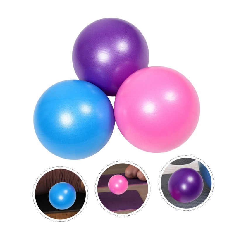 BESPORTBLE Weighted Balls for Yoga 3pcs Burst Balls Frosted Surface