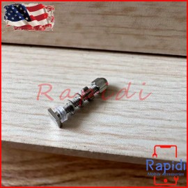 Unbranded 2PC Square Screw Bolt Replace for C ar tier Eyeglasses Frame Silver Size Small