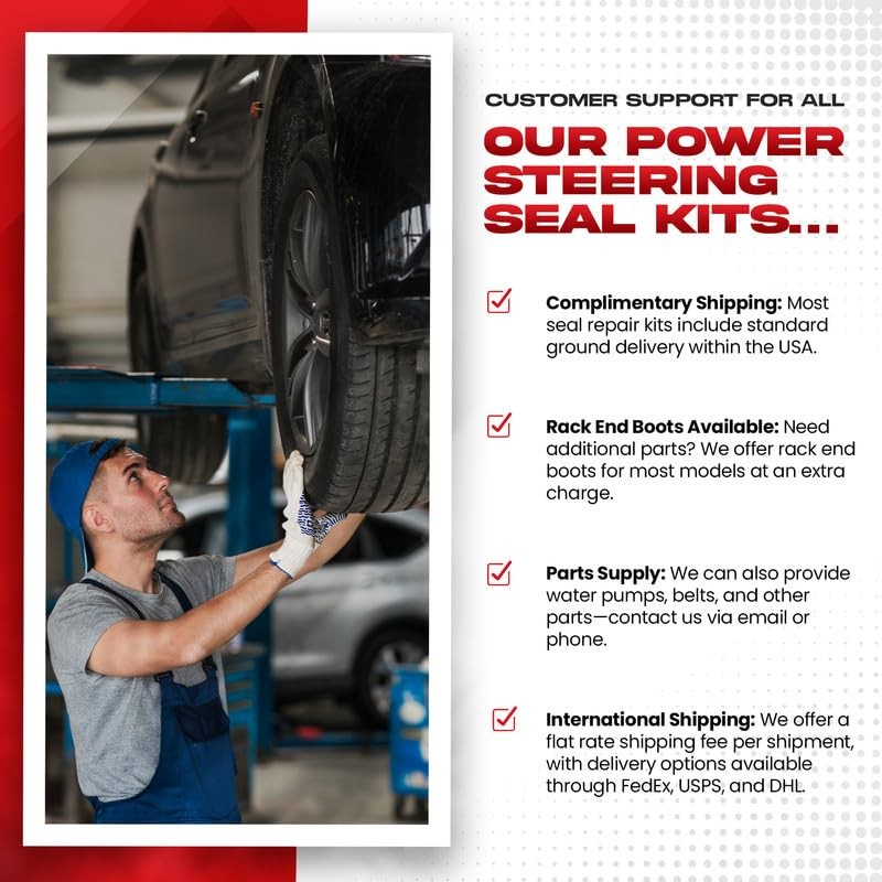 Power Steering Seals - Rack and Pinion Seal Kit for