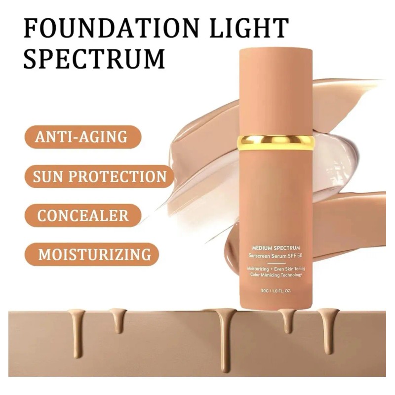*/ H Bio Foundation 4 En 1, Base Hidratante Que