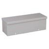 Wiegmann RSCG040412 RSCG-Series NEMA 3R Screw Cover Wiring Trough with Knockouts Carbon Steel, 4" x 4" x 12"